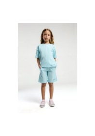 Resim U.s. Polo Assn. Kız Çocuk Mavi Bermuda Takım Us2090 Mavi 