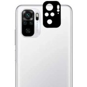 Resim Microcase Xiaomi Redmi Note 10S Kamera Lens Koruma Halkası - Kapalı Tasarım Siyah 