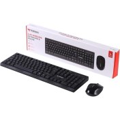 Resim Torima Tmk-01 2.4ghz Kablosuz Q Klavye ve Mouse Seti Siyah 