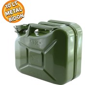 Resim Badem10 King Metal Dayanıklı Benzin Akaryakıt Mazot Taşıma Doldurma Depolama Bidon Bidonu 10 Lt 