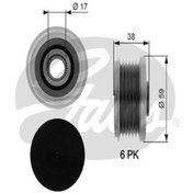 Resim GATES Oap7077 Alternator Kasnagi (CİTROEN: BERLİNGO 1.6HDİ 05-/ C-ELYSEE 77363468 F23659105 (WN533247) 