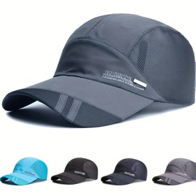 Resim 8 Renk Seçeneği Erkekler İçin Hafif Beyzbol Şapkası İlkbahar & Yaz için – Siyah, Lacivert ve Açık Gri Renkte Dış Mekan Günlük Polyester Şapka | Tüm Aktiviteler İçin Hafif, Rahat ve Şık Beyzbol Şapkası | Spor, Plaj ve Günlük Kıyafetler İçin Mükemmel 