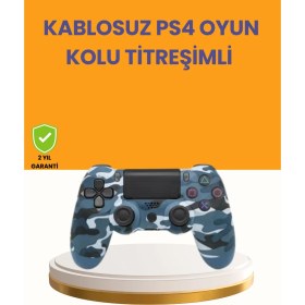 Resim Teknodayım Ps4 Kablosuz Oyun Kolu Gecikmesiz Bağlantılı Ergonomik Tasarımlı 