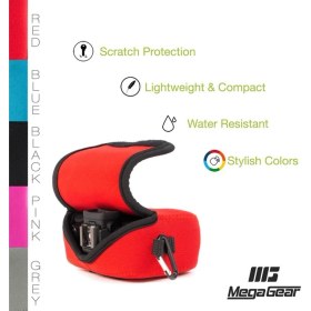 Resim Megagear MG1293 Leica C Typ 112 Neopren Kamera Kılıfı 