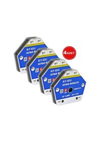 Resim Çırak/25s Manyetik Kaynak Gönyesi 4 Adet 6 Açılı 25 Kg 