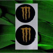 Resim Phoenix Monster Damla Sticker 5x5cm 2 Adet 