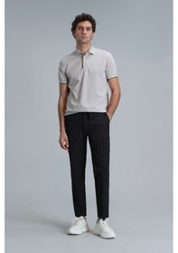 Resim Lufian Erkek Warm Smart Polo T-shirt 111040182 Taş 