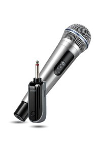 Resim Driton Mv-12 Profesyonel Eko Özellikli Yüksek Kaliteli Telsiz Jacklı Kablosuz El Mikrofonu 