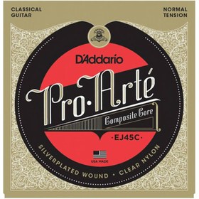 Resim D'Addario EJ45C Pro-Arte Composite Normal Tension Klasik Gitar Teli 