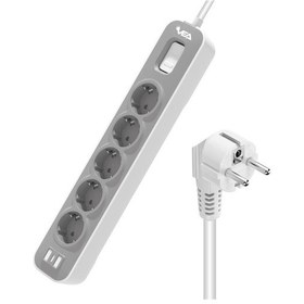 Resim Vea Ve-nova105 A Class 5'li Anahtarlı 1.5 Metre Akım Korumalı Priz 1 
