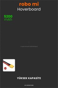 Resim robo mi robo mi Hoverboard 5200mAh Hoverboard Elektrikli Kaykay Bataryası Gerçek Kapasite, Maksimum Güvenlik 