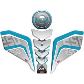 Resim Gp Kompozit Tank Pad Seti Turkuaz Cf Moto 250 Nk 2018-2021 