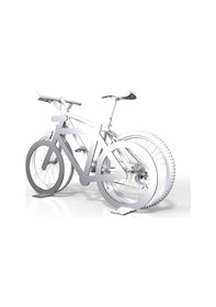 Resim Bisiklet Park Standı Bisiklet Park Demiri Tekli Gri 