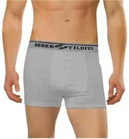 Resim Seher Yıldızı Erkek Likralı Pamuklu Boxer Don 3 Lü Paket 