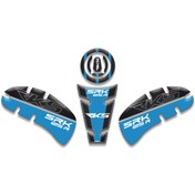 Resim MOTOSEPETİM RKS SRK 125R TANK PAD SET 02 