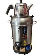 Resim ÖZEN ENDÜSTRİYEL MUTFAK 60 Bardak Çay Makinesi Çay Semaveri Elektrikli Semaver Çaycı 220v 