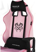 Resim Rio Balerion Terletmez Kadife Kumaş Pembe Gaming Oyuncu Koltuğu -4 Pembe 