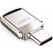 Resim Sunix 32gb Type-c To Usb 3.0 Hızlı Usb Flash Bellek Otg Çift Griş 
