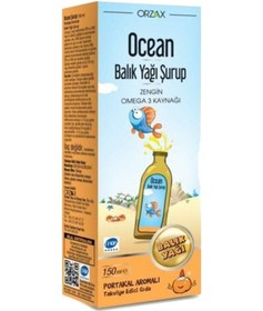 Resim Ocean Balık Yağı Şurup Portakal Aromalı 150 ML 2 Adet 