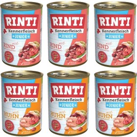 Resim Rinti 2 Çeşit Karma Gurme Yavru Köpek Konservesi 400 G X 6 Adet 