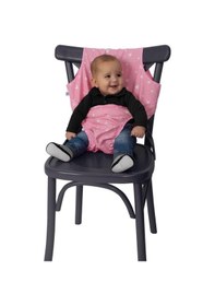 Resim Sevi Bebe Kumaş Mama Sandalyesi Art-152 Pembe Yıldız Çok Renkli 