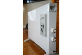 Resim Luxell HC-2954-X İP24 2500 Watt Fanlı Alarmlı Beyaz Konvektör Isıtıcı 