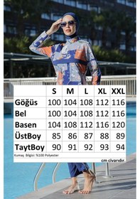 Resim Tam Kapalı Tesettür Mayo 25218-3 Lacivert Lacivert 