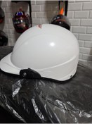 Resim JK Yarım Motosiklet Kask Standart Beden Beyaz 