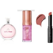 Resim Avon WishOfLove Kadın Parfüm Edt 50Ml Shimmering Petal DudakYağı Totally Twig Ruj 