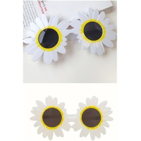 Resim Papatya Parti Gözlüğü Parti Aksesuar Siyah Cam Standart 