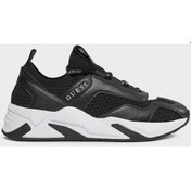 Resim Guess Bayan Ayakkabı Flpge2 Fab12 Black Siyah-beyaz Siyah - Beyaz 