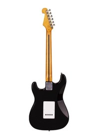 Resim Sx Stratocaster Elektro Gitar Black 