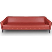 Resim Oceans Kahverengi Deri Üçlü Kanepe Kahverengi 