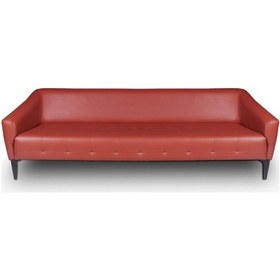 Resim Oceans Kahverengi Deri Üçlü Kanepe Kahverengi 