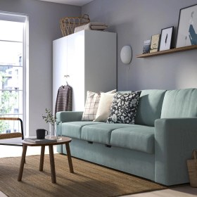 Resim IKEA Gri Modern Kanepe - 3'lü Yataklı Kanepe 