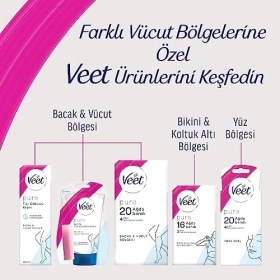 Resim Storemax Veet Pure Hipoalerjenik Yüz Ağda Bandı, (2 x 20 Adet) 