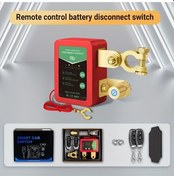Resim Wangxi Akıllı Araba Pilini Ayırma Anahtarı Kırmızı 12v Uzaktan Kumanda Hırsızlık Önleyici Araç Rv Atv Tekne 