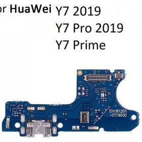 Resim Huawei Y7 2019 / Y7 Prime 2019 Şarj Soket Mikrofon Bordu 