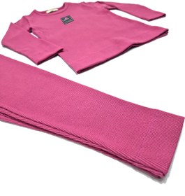 Resim Toçka Çocuk Pijama Takımı Yumuşacık Pamuk Ribana Unisex 