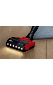 Resim Bosch Unlimited Proanimal Serie 6 Şarjı Süpürge Başlığı Kırmızı Renk Işıklı 