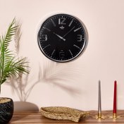 Resim Galaxy Premium Duvar Saati - Gümüş / Siyah - 36 cm 