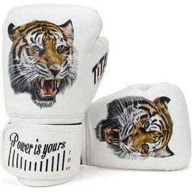 Resim Titan Sport Beyaz Kaplan Desenli Fgr Model-12 Boks Eldiveni Çok Renkli 