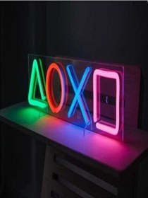 Resim Twins Led Squid Game X Neon Pleksi Tabela Renkli Model:model:16243366 Renkli 
