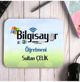 Resim Bilgisayar Öğretmenine Özel Isimli Mouse Pad 