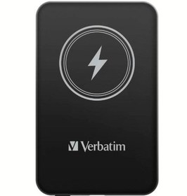 Resim Verbatim 5000 Mah Manyetik Kablosuz (Magsafe) 15W Powerbank 20W Siyah Renk Kablo Dahil-(32240) 
