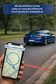Resim Wair Teknoloji Takip Cihazı IOS Androıd Uyumlu Motor Araç Taşıt GPS Cihazı Su Geçirmez (5-10 Dakika Aralıklı) 