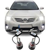Resim Toyota Corolla Uyumlu E150 LED KISA FAR AMPULÜ PHOTON MONO HB4 9006 