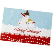 Resim Homyl Yılbaşı Amerikan Servisi Yemek Gündüz-kardan-adam 