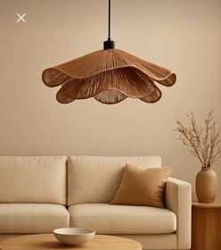 Resim AFRALYAHOME TEKLİ SARKIT İSKANDİNAV STYLE BOHEM AVİZE (KAHVE) 