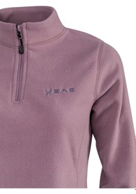 Resim 2as Camila Kadın Yarım Fermuarlı İnce Polar Sweatshirt Lila Lila 